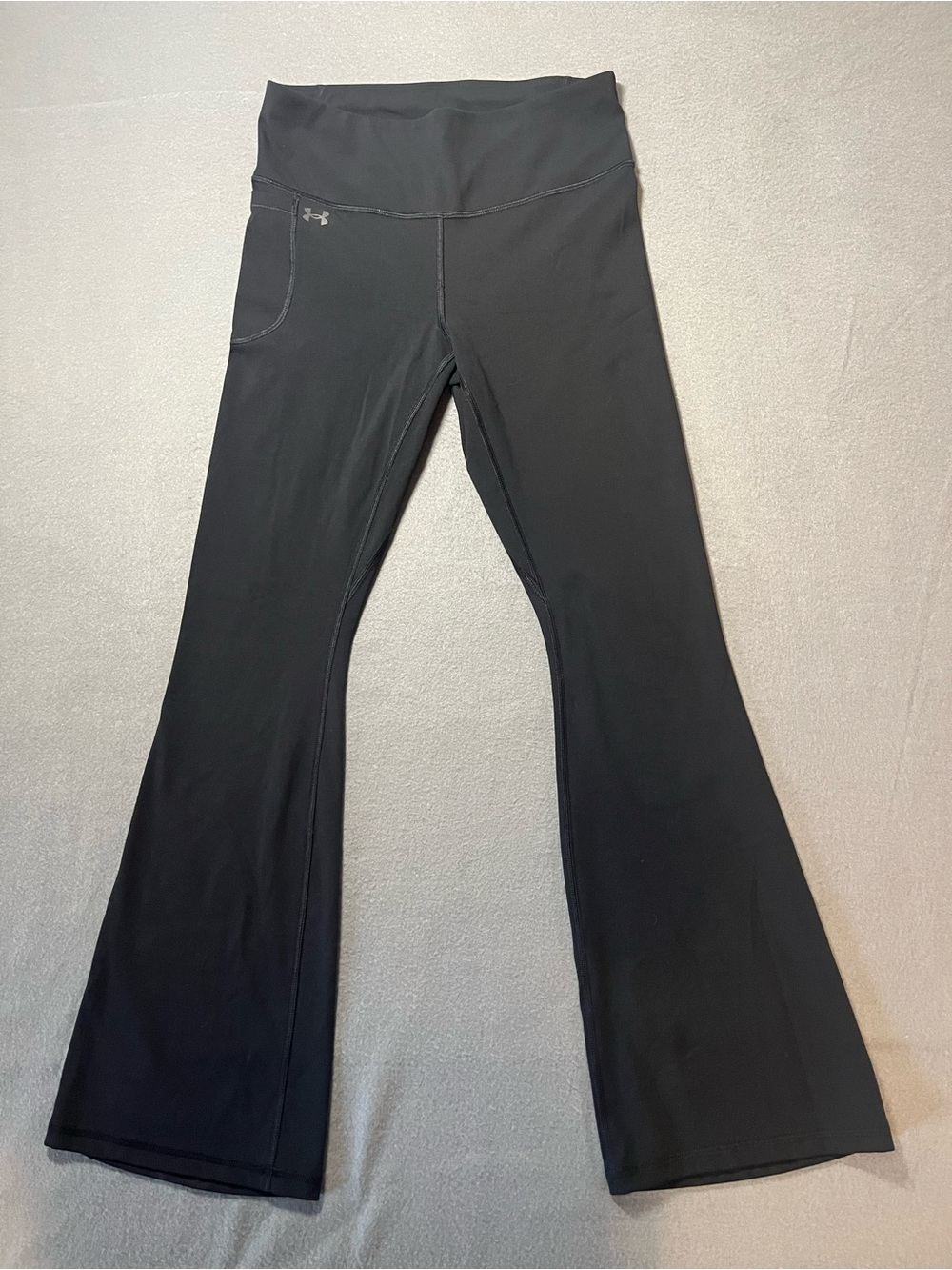 Under Armour Black Boot Cut Flare Workout Pants